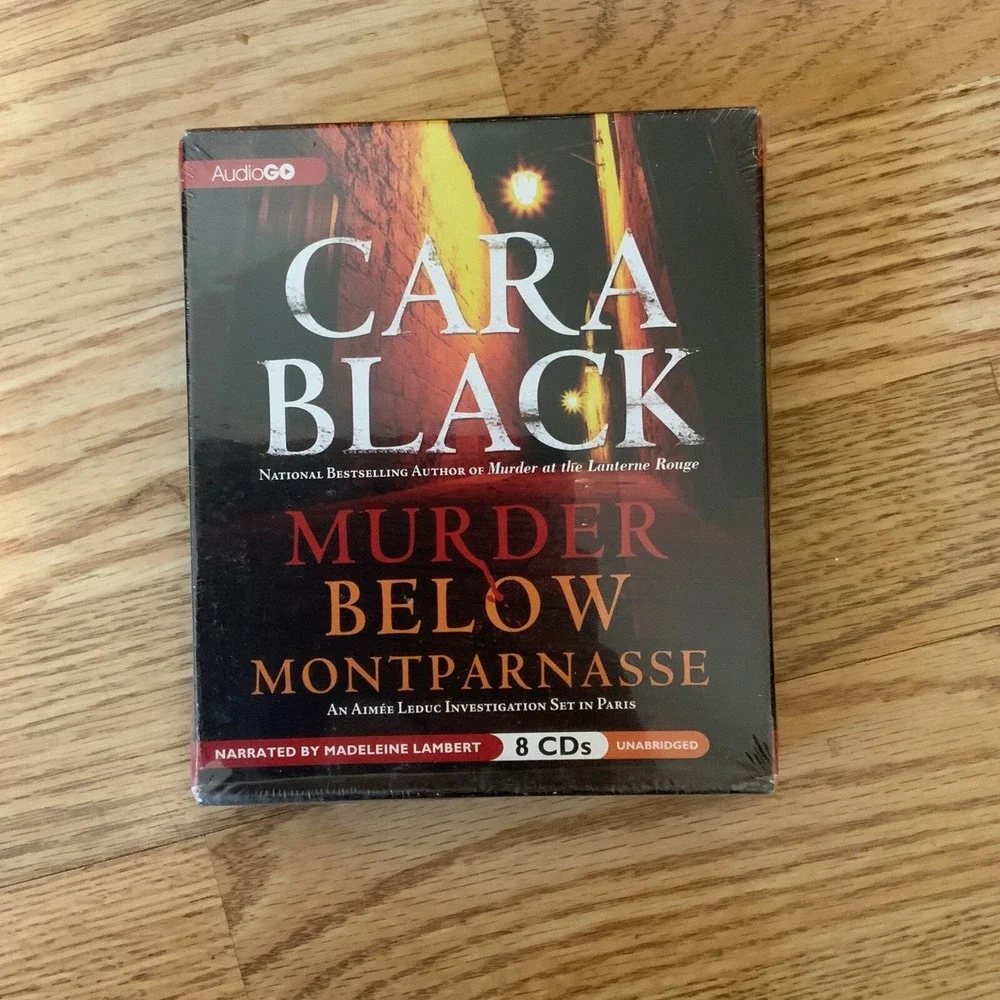 Murder below Montparnasse Aimee Leduc Invest. Cara Black 8 CD Unabridged Audio - Picture 1 of 2